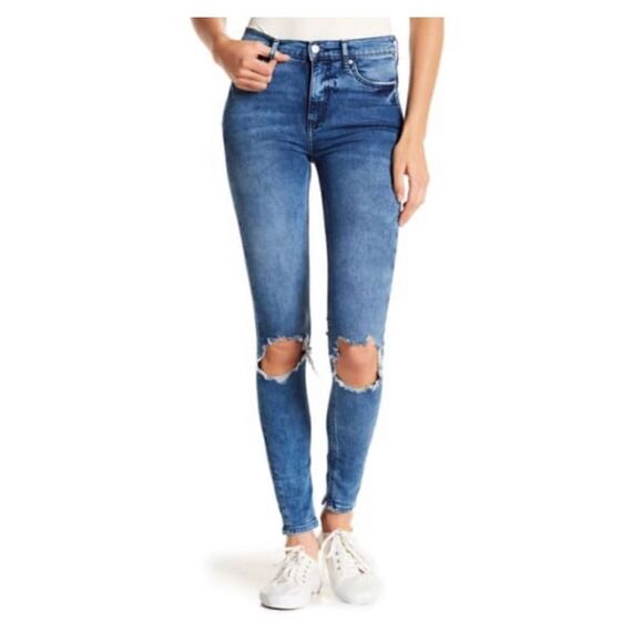 Free People Distressed Jeans Size 28 - Picture 1 of 7